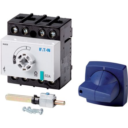 Eaton Fuse Switch Disconnector, 3 Pole, 63A Max Current [1314005 DCM-63/1+CM]; 245-943