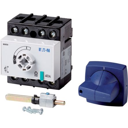 Eaton Fuse Switch Disconnector, 3 Pole, 40A Max Current [1314107 DCM-40/1+CM]; 246-098