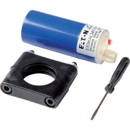 Eaton Capacitive Threaded Barrel Proximity Sensor, 25 mm Detection, PNP NO, 10 → 30 V dc [134790 E53KAL34T111SD]; 246-163