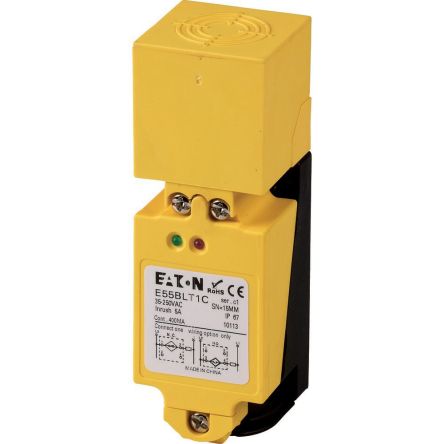 Eaton Inductive Rectangular Proximity Sensor, 2-Wire NO/NC, 250 V [135815 E55BLT1F]; 246-211