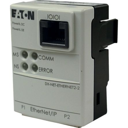 Eaton DX-NET Series Fieldbus Interface Module for Use with DC1, DE1, Ethernet/IP, Ethernet/IP [184969 DX-NET-ETHERNET2-2]; 246-400
