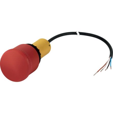 Eaton Eaton Moeller Series Series Pull to Release Emergency Stop Push Button, Cable Mount, 38mm Cutout, 2 NC, IP66 [185169 C22-PV-K02-P62]; 246-409