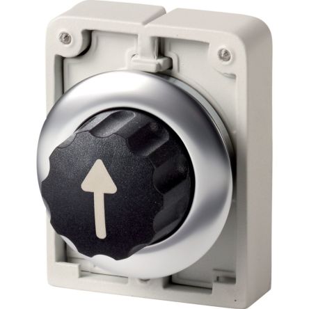 Eaton Button Selector Switch - 30mm Cutout Diameter 3 Positions [188184 M30I-FWR3-X7]; 246-646