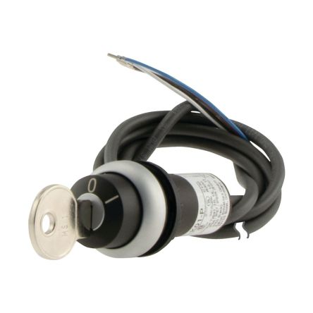 Eaton 2-position Key Switch Head, Latching, 22.5mm Cutout [186259 C22-WRS-MS1-K02-P62]; 246-684