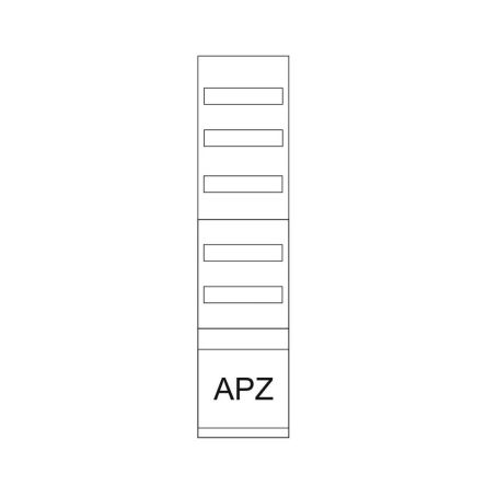 Eaton ZSD Series Empty Distribution Panel for Use with Enclosure, 150 x 1050 x 250mm [187908 ZSD-V17/APZ]; 246-784