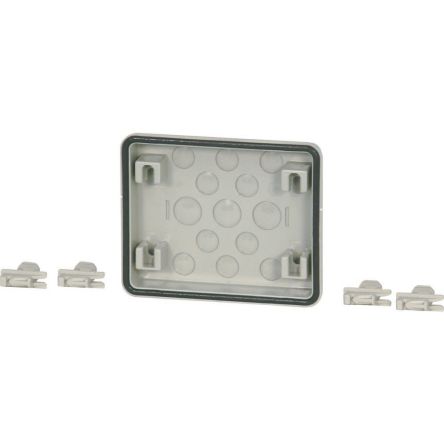 Eaton xEnergy Safety Ci Series Plastic Mounting Plate, 23mm H, 142mm W, 115mm L for Use with 187.5 mm Enclosure, [017898 FL2-2]; 246-959