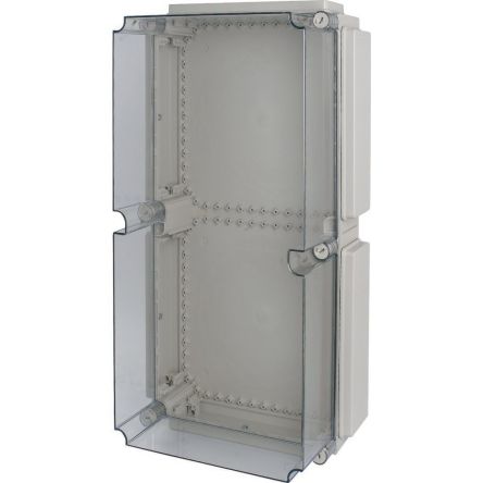Eaton xEnergy Safety Series Grey Plastic General Purpose Enclosure, IP65, IK10, Transparent Lid, 796 x 421 x 275mm [002254 CI48-250-NA]; 247-009