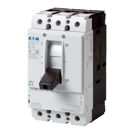 Eaton, Eaton Moeller Series NZM MCCB Molded Case Circuit Breaker 3P 250A, Breaking Capacity 5 kA, Fixed Mount [102684 NS2-160-NA]; 247-147