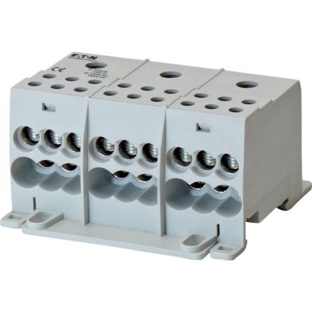 Eaton, xEnergy, 3 Way, Pluggable Terminal Block, Surface Mount, 102708 BPZ-KB-6/175-ALU [102708 BPZ-KB-6/175-ALU]; 247-152