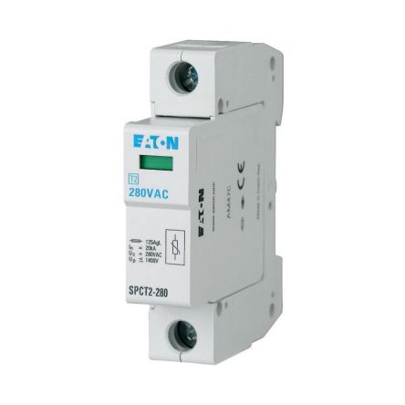 Series xPole Surge Protector 385 V Maximum Voltage Rating 20kA Maximum Surge Current Surge Arrester [167603 SPCT2-385/1]; 247-490
