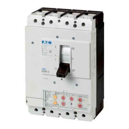 Eaton, Eaton Moeller series NZM MCCB Molded Case Circuit Breaker 4P 630A, Breaking Capacity 9 kA, Plug In [150400 NZMH3-4-VE630-T]; 247-727