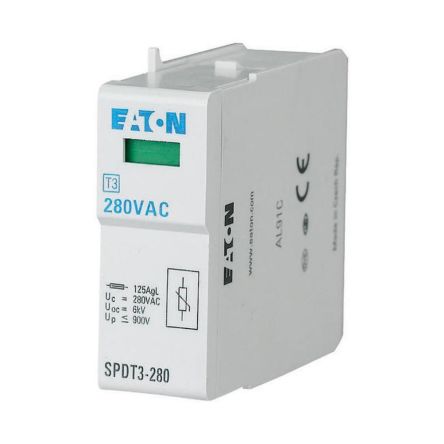 Eaton, Series xPole Surge Protector 280 V Maximum Voltage Rating Surge Arrester [170484 SPDT3-280]; 247-837