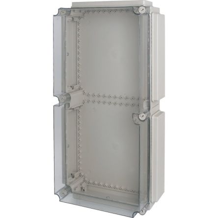 Eaton xEnergy Safety Series Grey Plastic General Purpose Enclosure, IP65, IK10, Flanged, Transparent Lid, 796 x 421 x [002253 CI48-200-NA]; 248-242