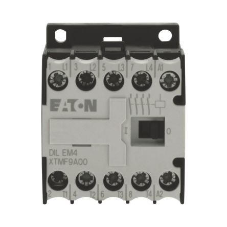 Eaton DILEM Moeller Contactor, 440 V Coil, 4-Pole, 22 A, 4.3 kW, 690 V [051806 DILEM4(400V50HZ,440V60HZ)]; 248-357