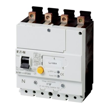 Eaton Eaton Moeller NZM Residual Current Release for use with N1-4, NZM1-4 [104612 NZM1-4-XFI30U]; 248-480
