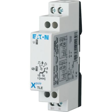 Eaton Eaton Distribution Parts Series DIN Rail Mount Timer Relay, 230V ac, 1-Contact, SPST [101064 TLE]; 248-575
