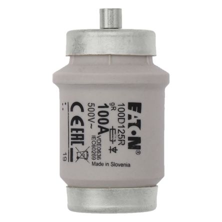 Eaton 100A Tag Fuse, 33 x 60mm, 500V [100D125R]; 248-663