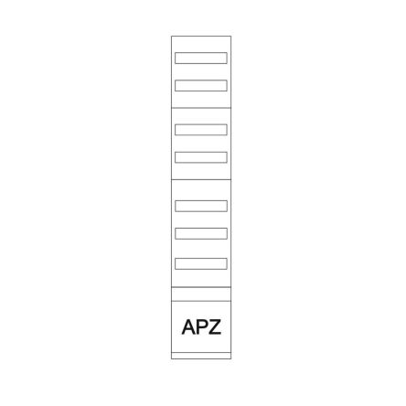 Eaton ZSD Series Empty Distribution Panel for Use with Enclosure, 150 x 1350 x 1350mm [187909 ZSD-V19/APZ]; 248-950