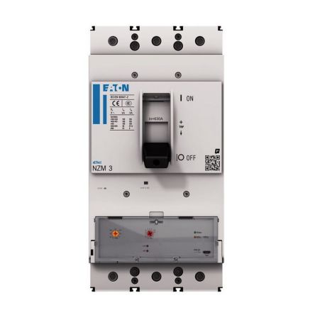 Eaton, Eaton Moeller NZM MCCB Molded Case Circuit Breaker 4P 400A, Breaking Capacity 5 kA, Withdrawable [191608 NZMN3-4-AX400-AVE]; 249-019