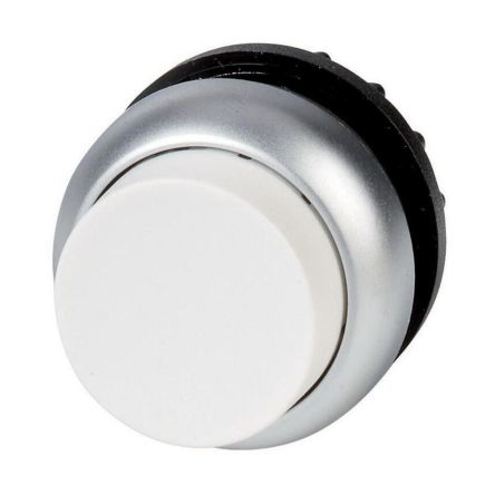 Eaton M22S Series Push Button Switch, Momentary, Spring Return, Panel Mount, 22.5mm Cutout, IP66, IP67, IP69K [216638 M22-DH-W]; 250-812