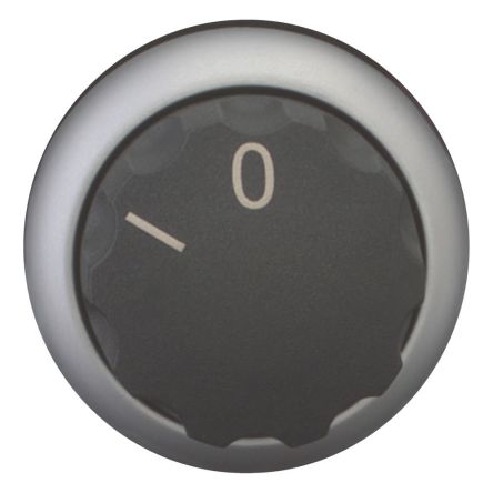 Eaton M22 Series 2 Position Selector Switch Head, 22.5mm Cutout, Black Handle [216853 M22-W]; 250-829