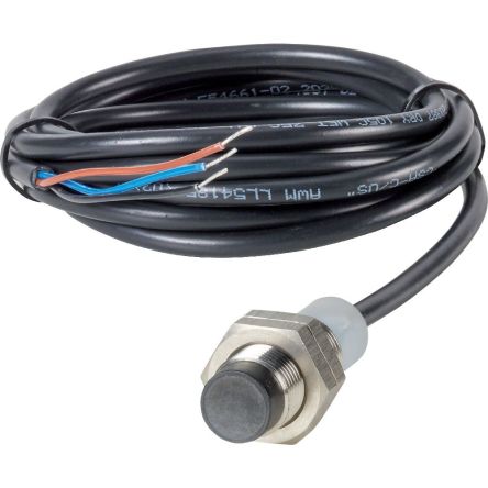 Eaton Inductive Threaded Barrel Proximity Sensor, M12, 4 mm Detection, PNP NC, 48 V [197831 E57PS-12UPC4-C2]; 250-899