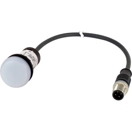 Eaton, Panel Mount Blue, Red, White LED Indicator, 22.5mm Cutout, Round [197656 C22-L-BWR-24-P1]; 251-203