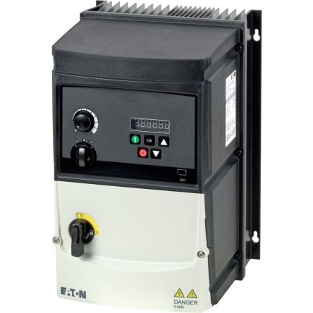 Eaton Variable Speed Drive, 4 kW, 1 Phase, 230, 15.3 A, VFD DC1 Series [199410 DC1-12015FB-A6SOE1]; 251-338