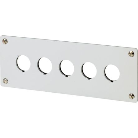 Eaton M22 Series RAL 7035 Grey Aluminium Side Panel, 72mm H, 204mm W, 3mm D, 3mm L, for Use with Enclosure Panels [216546 M22-E5]; 251-572