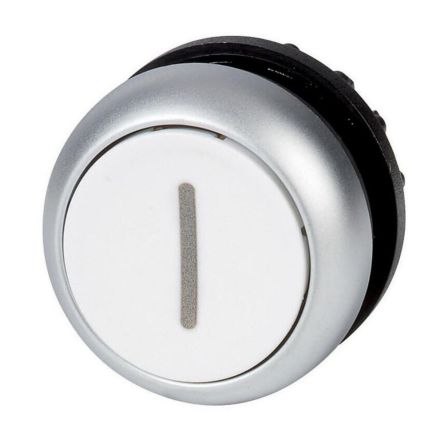 Eaton M22S Series Push Button Switch, Maintained, Panel Mount, 22.5mm Cutout, IP67, IP69K [216634 M22-DR-W-X1]; 251-577
