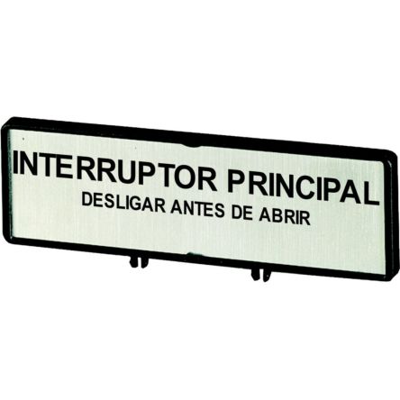 Eaton Label for Use with P3, T5, T5B [205558 ZFS72-P3]; 251-578