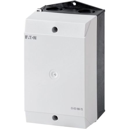 Eaton Series Black, Light Grey Plastic General Purpose Enclosure, IP65, IK06, Light Grey Lid, 181 x 100 x 100mm [206882 CI-K2-100-TS]; 251-580