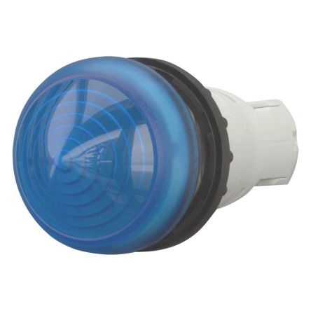 Eaton, Panel Mount Blue LED Indicator, 22.5mm Cutout, IP67, IP69K, Round [216918 M22-LCH-B]; 251-803