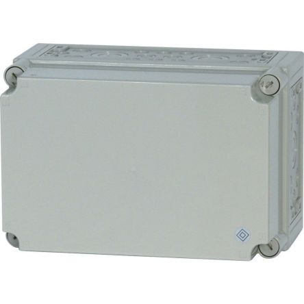 Eaton xEnergy Safety Series Light Grey Plastic General Purpose Enclosure, IP65, IK10, Flanged, Light Grey Lid, 250 x [194613 CI43E-200-RAL7035]; 251-888