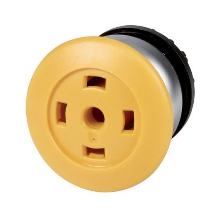 Eaton Pushbutton Actuator for Use with Pushbutton [216738 M22-DP-Y-X-GVP]; 251-929