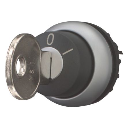 Eaton M30 2-position Key Switch Head, Momentary, 22.5mm Cutout [216888 M22-WRS-GVP]; 251-939