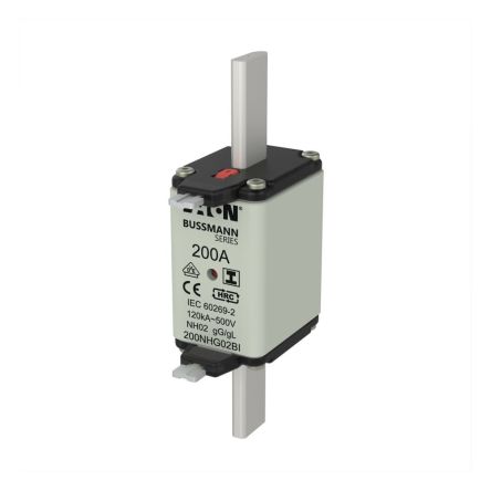 Eaton 200A NH Fuse, 63 x 40 x 150mm, 500V ac [200NHG02BI]; 251-944