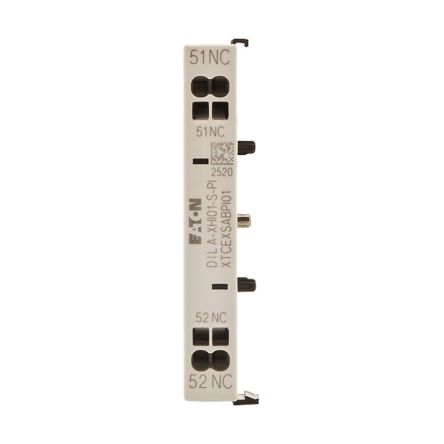 Eaton Auxiliary Contact, 1 Contact, 1 N/C, Side Mount, DILA [199324 DILA-XHI01-S-PI]; 252-058