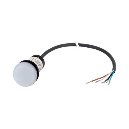 Eaton, Panel Mount Blue, Green, Red, White, Yellow LED Indicator, 22.5mm Cutout, Round [197574 C22-L-RGBYW-24-P72]; 252-221