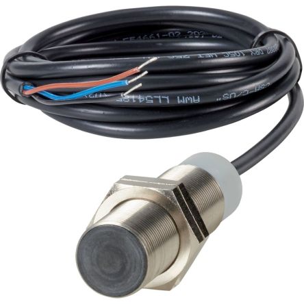 Inductive Threaded Barrel Inductive Proximity Sensor, M18, 5 mm Detection, PNP NC, 30 V [197715 E57G-18SPC5-C2]; 252-424