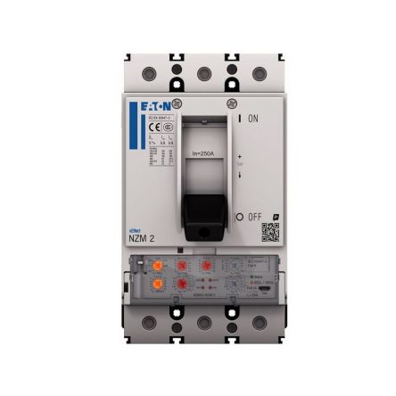 Eaton Moeller NZM MCCB Molded Case Circuit Breaker 3P 250A, Breaking Capacity 5 kA, Fixed Mount [193291 NZMN2-VX250-T]; 252-476