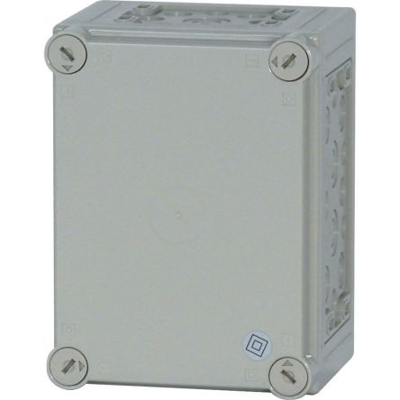xEnergy Safety Series Grey Plastic General Purpose Enclosure, IP65, IK10, Light Grey Lid, 250 x 187.5 x 150mm [194609 CI23E-125-RAL7035]; 252-516