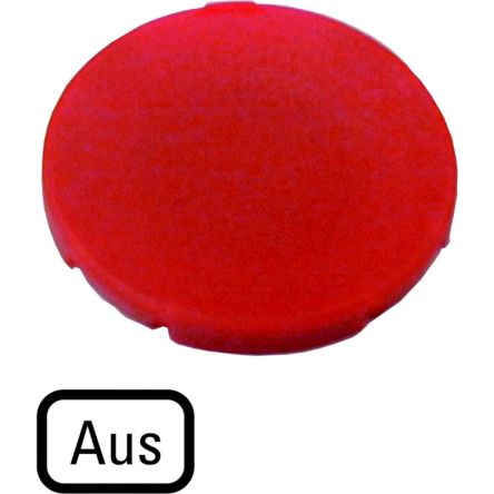 Plate for Use with Push Button [218187 M22-XD-R-D5]; 252-540