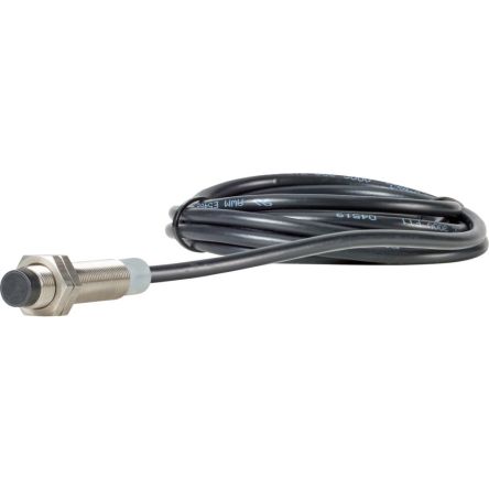 Inductive Threaded Barrel Inductive Proximity Sensor, M12, 4 mm Detection, PNP NO, 48 V [197785 E57P-12UPN4-C2]; 252-722