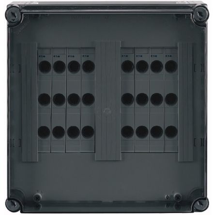 xEnergy Safety Series Transparent General Purpose Enclosure, IP65, 225 x 375 x 375mm [194598 CI44-S60-400/3-8D02]; 252-783