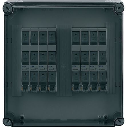 xEnergy Safety Ci Series Transparent General Purpose Enclosure, IP65, Transparent Lid, 375 x 375 x 225mm [194601 CI44-S60-400/3-8D02-LTS]; 252-785