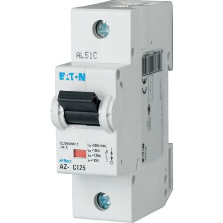 xEffect MCB, 1P, 80A Curve D, 230V AC, 60V DC, 20 kA Breaking Capacity [211822 AZ-D80]; 252-811