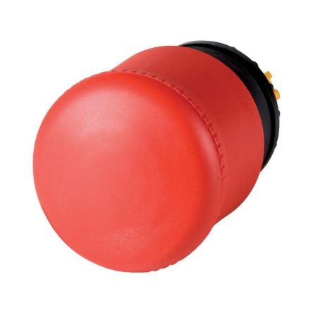 M22 Series Rotary Emergency Stop Push Button, Panel Mount, 22.5mm Cutout, IP66 [216877 M22-PV-GVP]; 252-952