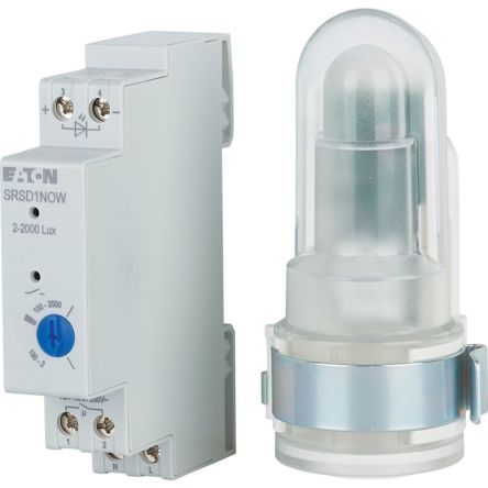 Eaton Distribution Parts Series DIN Rail Mount Digital Timer, 230V ac, 1-Contact, 1-Function, SPST [196845 SRSD1NOW]; 253-139