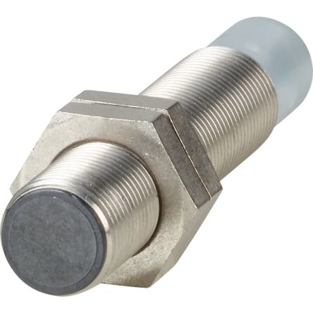 Inductive Threaded Barrel Inductive Proximity Sensor, M12, 2 mm Detection, PNP NO, 30 V [197777 E57P-12SPN2-C2]; 253-177